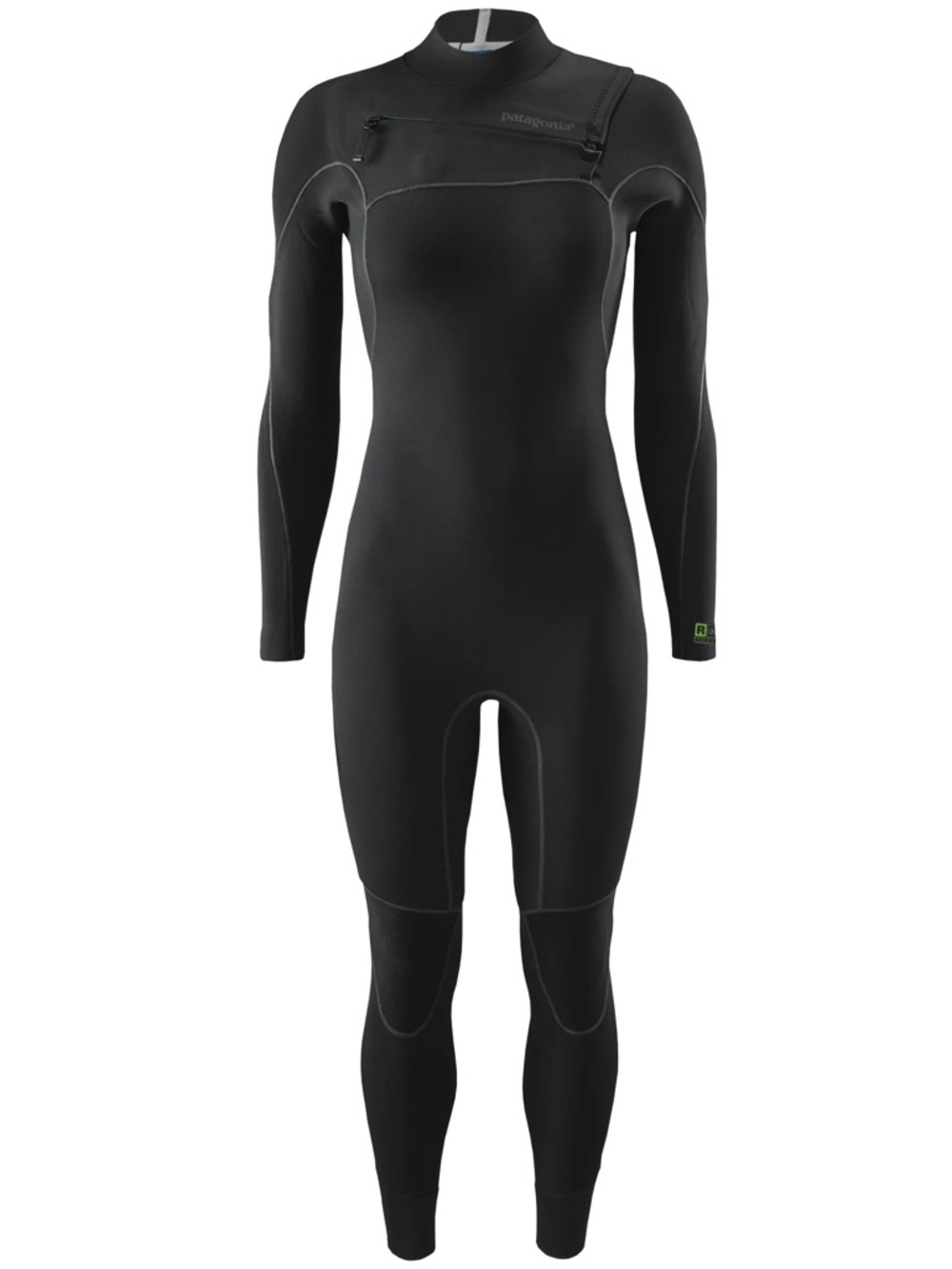 PATAGONIA Women’s Yulex Front Zip Black Full Length Wetsuit Size 10 Style 88433